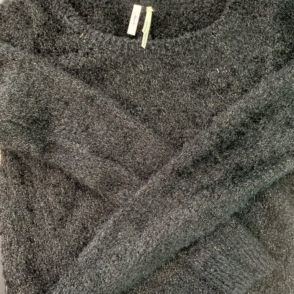 MARSHALLS BLACK SHIMMER PULLOVER
